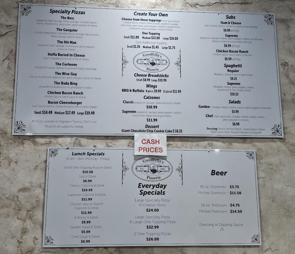 Goodfella's Pizzeria Menu image 4
